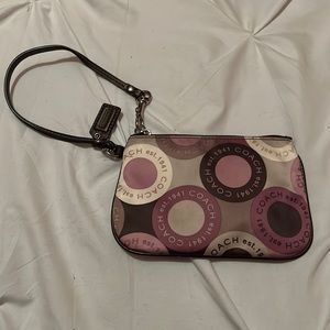 Coach Wristlet-Multicolored
